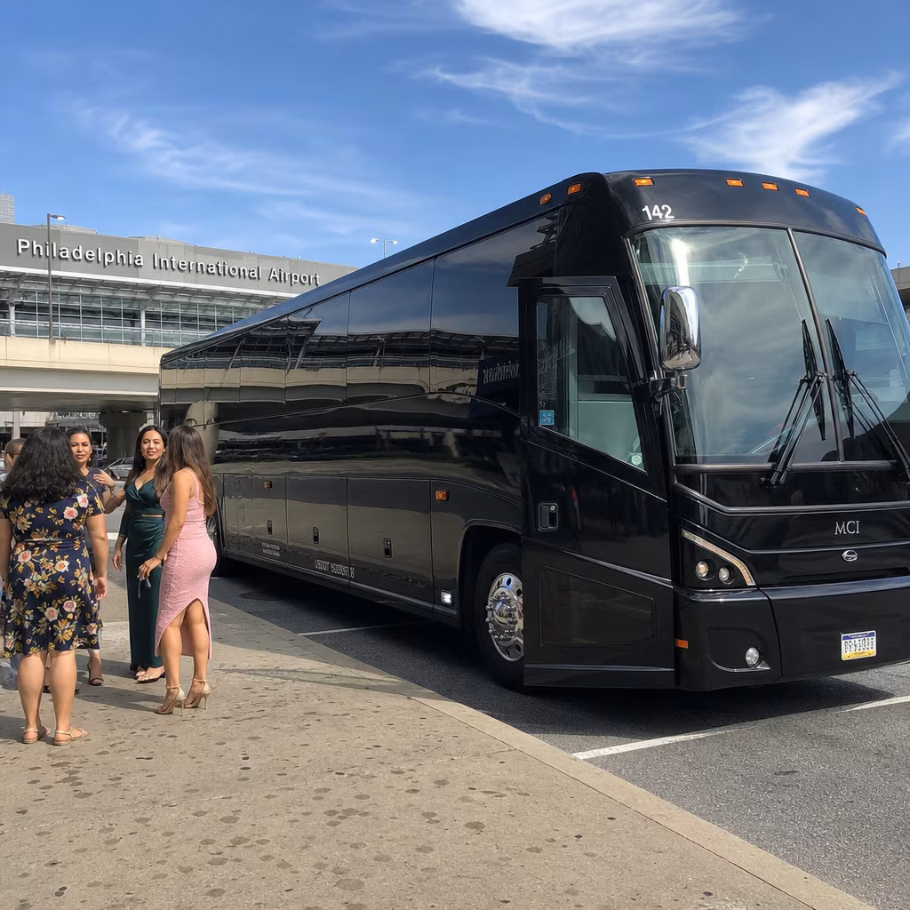 Rent a Bus to Philadelphia International Airport (PHL)