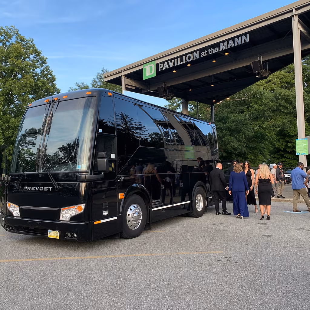 Rent a Bus to TD Pavilion at the Mann