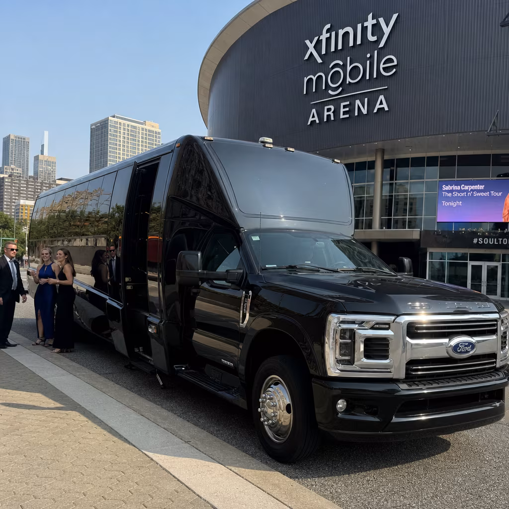 Rent a Bus to Xfinity Mobile Arena (formerly Wells Fargo Center)