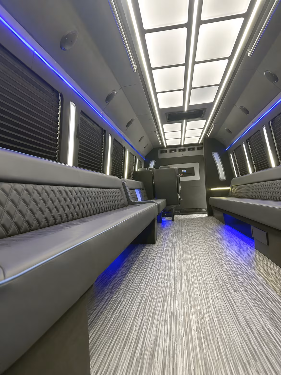 Philadelphia Bachelor & Bachelorette Transportation party bus interior