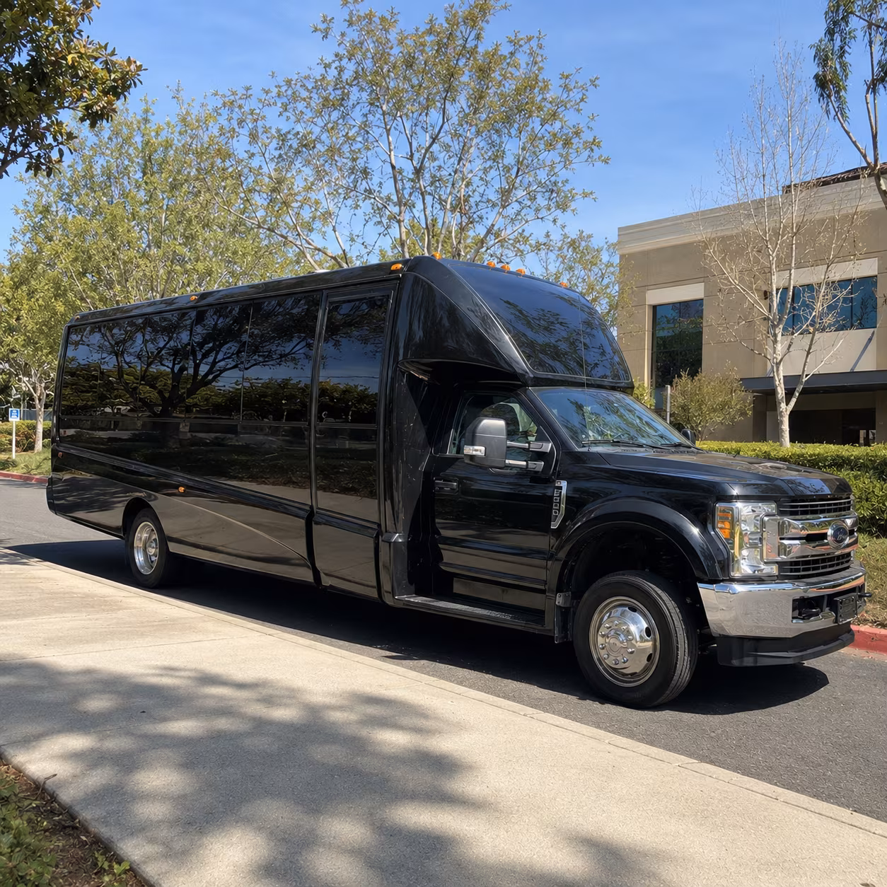 Philadelphia Birthday, Sweet 16, & Quinceañera Transportation party bus exterior