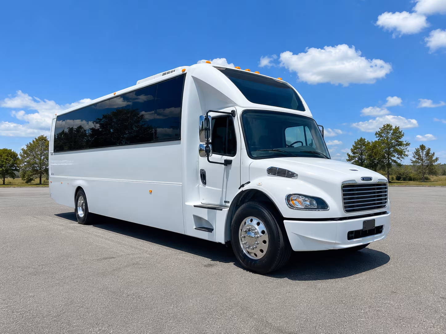 Philadelphia Birthday, Sweet 16, & Quinceañera Transportation party bus exterior