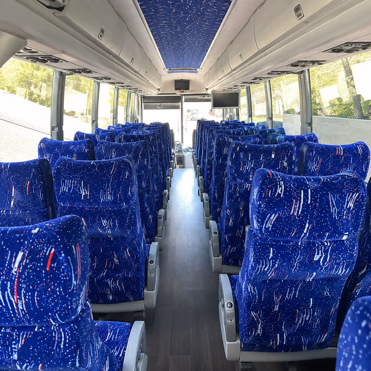Philadelphia Corporate Transportation party bus interior