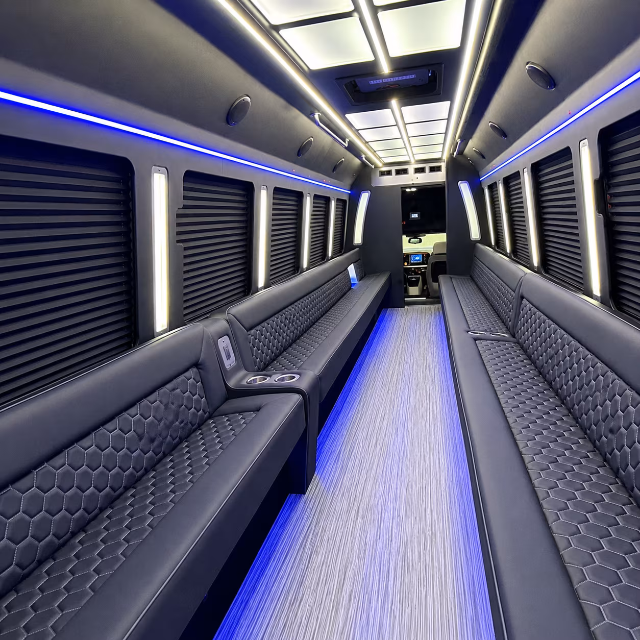 Philadelphia Private Event Transportation party bus exterior