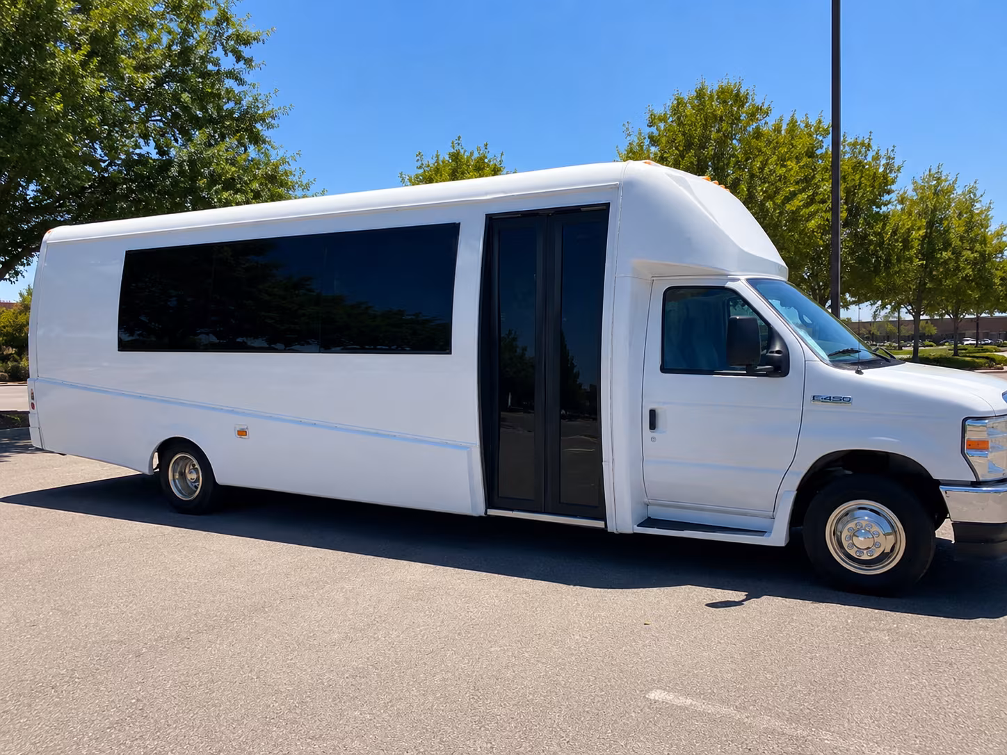 Philadelphia Private Event Transportation party bus exterior