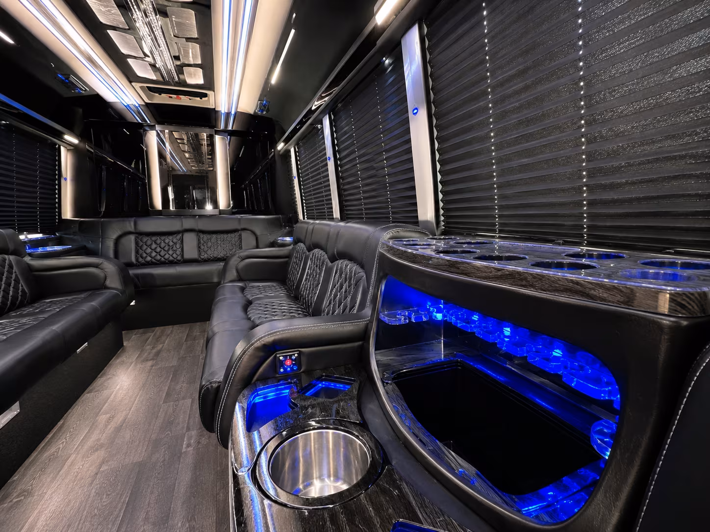 Philadelphia Prom & Homecoming Transportation party bus exterior