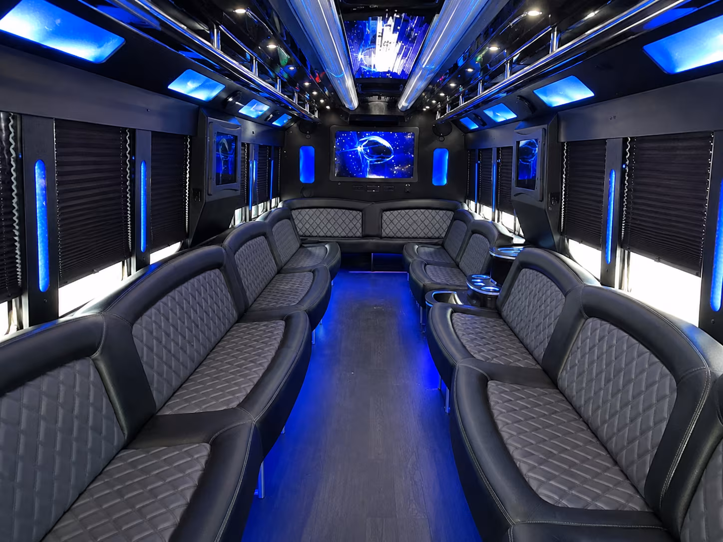 Philadelphia Prom & Homecoming Transportation party bus exterior