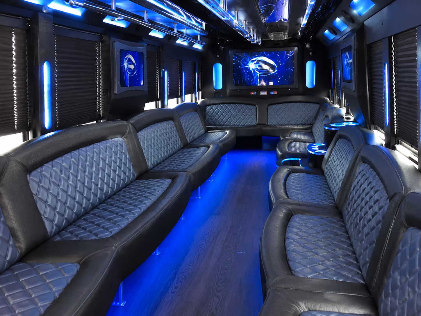 Philadelphia Prom & Homecoming Transportation party bus exterior