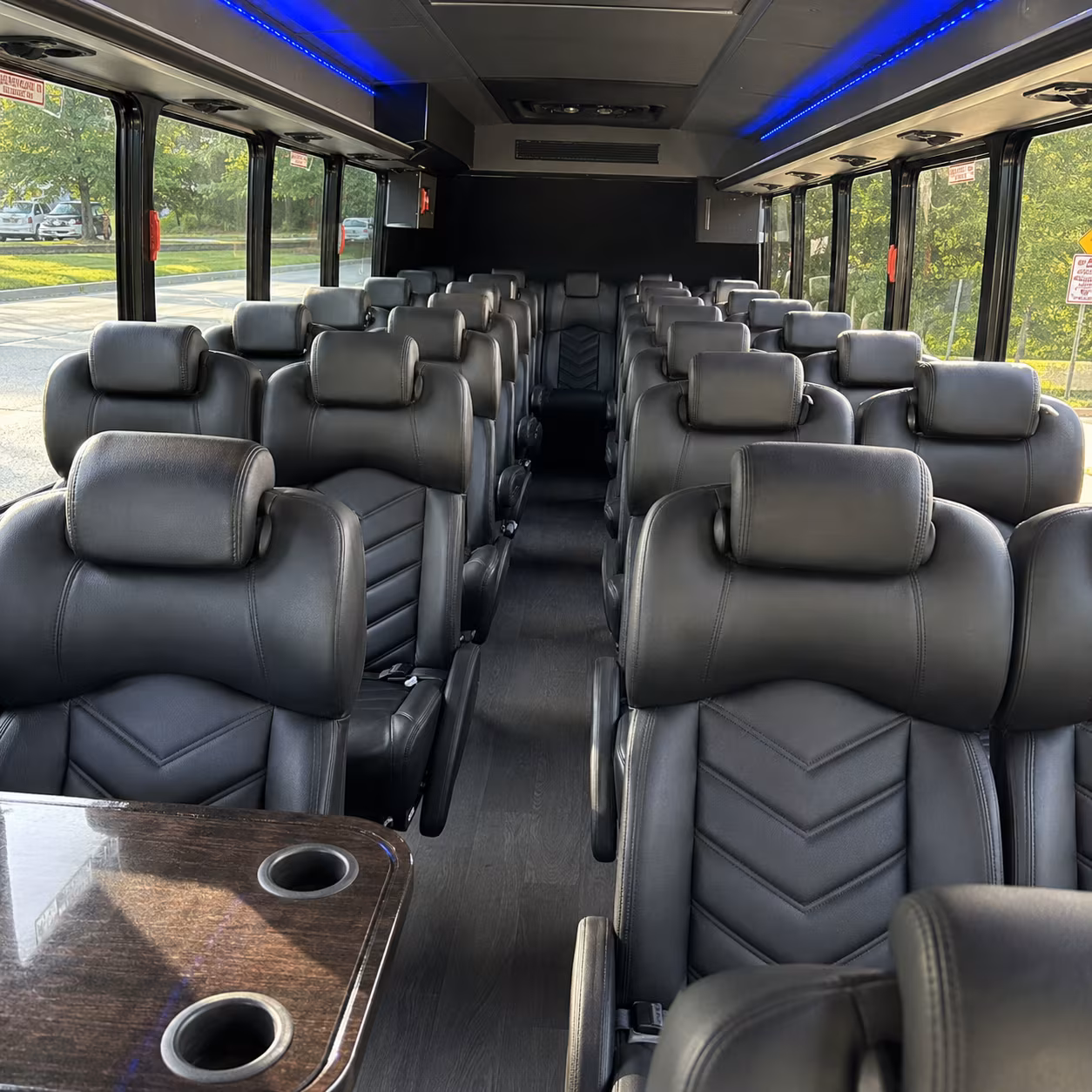 Philadelphia School Event Transportation party bus exterior