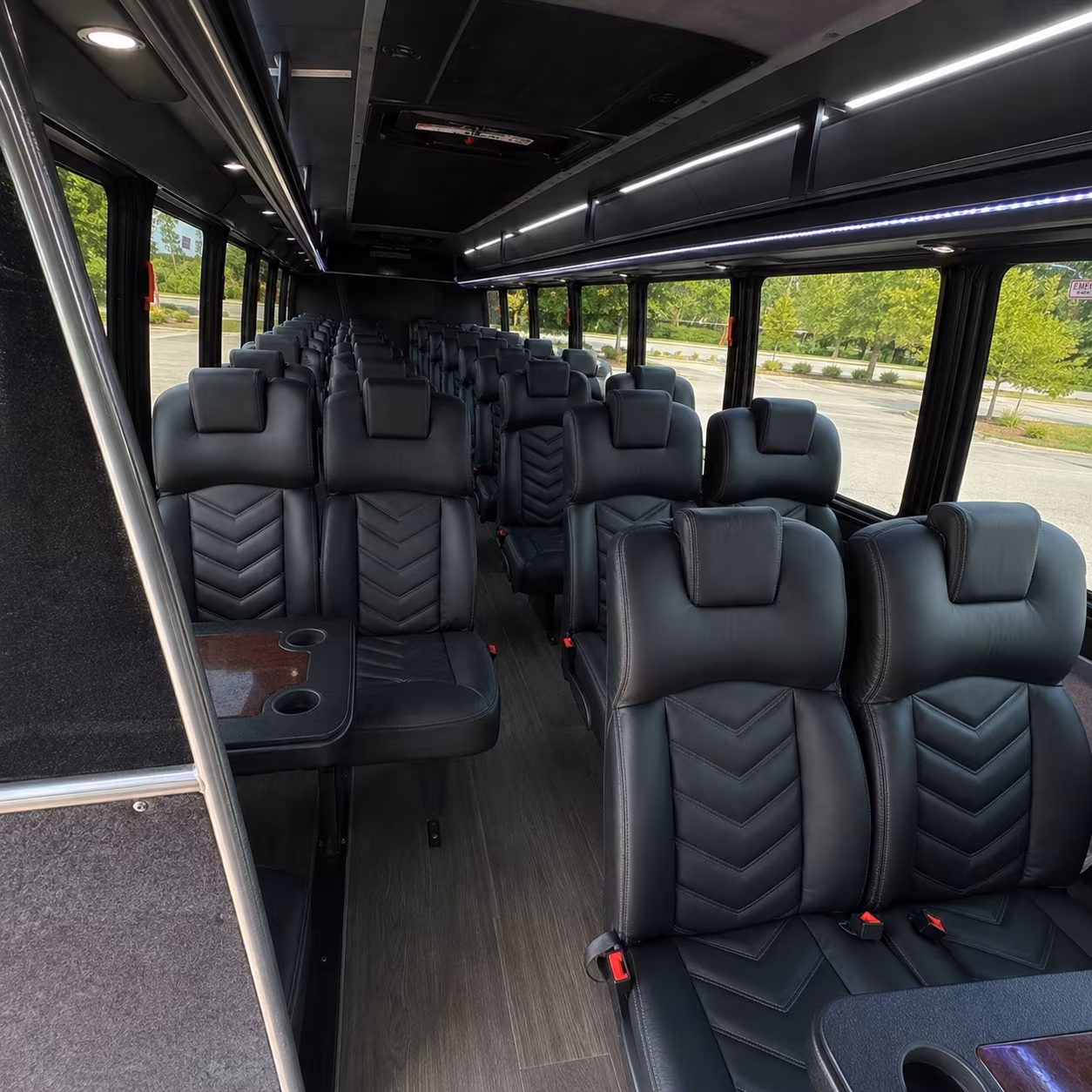 Philadelphia School Event Transportation party bus exterior