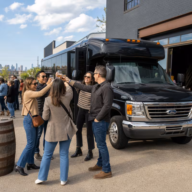 winery Brewery tour transportation